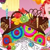 Кулинария: Торт радужный клоун (Rainbow Clown Cake)