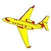 Рисовалка: Цвета самолёта. (Fast airplane coloring)
