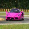 Пазл: Розовая машина (Pink Racing Car)