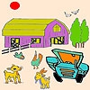 Раскраска: Ферма 2 (Animals and farm coloring)