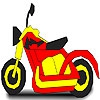 Раскраска: Мотоцикл (Superb motorbike coloring)