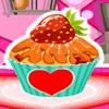 Глазированное печенье (Orange Glazed Strawberry Cupcakes)