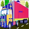 Раскраска: Контейнеровоз  (Container Truck Coloring)