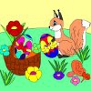 Раскраска: Пасхальные яйца (Kid's coloring: Easter eggs)