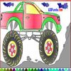 Раскраска: Биг-Фут (Monster Truck Coloring)