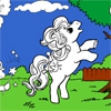 Раскраска: Пони (Fancy Pony Coloring)