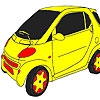 Раскраска: Автомобиль (Fast wheel  car coloring)