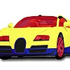 Раскраска: Современный авто (Cool two colors car coloring)