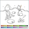 Раскраска: Принц и лягушка (Prince and the frog coloring)