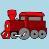 Раскраска: Паровозик (train coloring game)