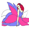 Раскраска: Цветочная фея (Flower fairy coloring)