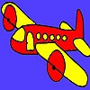 Раскраска: Самолет (Hot propellers coloring)