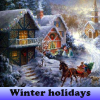 Поиск предметов: Зимние каникулы (Winter holidays. Find objects)