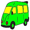 Раскраска: Микроавтобус (Big trolley coloring)