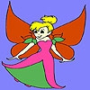 Раскраска: Маленькая фея (Tiny fairy coloring)