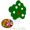 Раскраска: Дерево (Paint me: tree)
