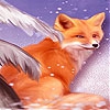 Пятнашки: Лисичка на снегу (Fox in the snow slide puzzle)