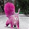Пятнашки: Розовая белка (Pink field squirrel slide puzzle)