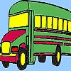 Раскраска: Школьный автобус (Grand school bus coloring)