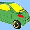 Раскраска: Новая машинка (New petite car coloring)