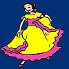 Раскраска: Габи (Gaby flamenco dance coloring)