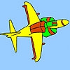 Раскраска: Самолет (Flying jet coloring)