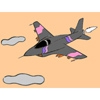 Раскраска: Истребитель (Jet Fighter Coloring)