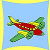 Раскраска: Самолет (Coastal airplane coloring)