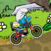 Смурфики: гонки на велосипеде (Lost Smurf)