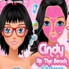 Пляжный макияж для Синди (Cindy At The Beach Makeover)