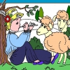 Пастух и овечки