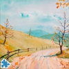 Пазл: Осенняя дорога (Autumnal Road Jigsaw Puzzle)