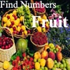 Поиск чисел: Фрукты (Find Numbers - Fruit)