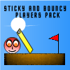 Важный и бодрый: Дополнительные уровни (Sticky And Bouncy Players Pack)