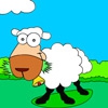 Раскраска: Веселая овечка (Coloring funny sheep)