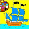 Супер раскраска: Корабль (Boat Super Coloring)