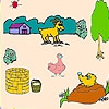 Раскраска: Ферма (Mole in the farm coloring)