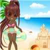 Одевалка: Пляжный наряд (Beautiful girl on the beach)