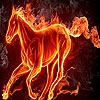 Пазл: Огненный конь (Flame horse puzzle)