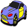 Раскраска: Машина мечты (Fast amazing car coloring)