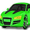 Раскраска: Зеленая машина (Pistachio green car coloring)
