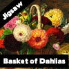 Пазл: Корзина с георгинами (Basket of Dahlias Jigsaw)