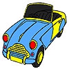 Раскраска: Спорткар 2 (Old speedy car coloring)