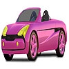 Раскраска: Кабриолет (Pink open top car coloring)