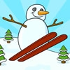 Снеговик лыжник (Snowman skiing)