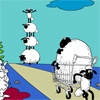 Раскраска: Овечки (Wild Sheep Coloring)