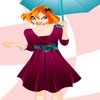 Одевалка: Девушка с зонтиком (Bloom With An Umbrella)