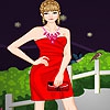 Одевалка: Люси (Lucy  in red dress up)