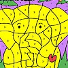 Раскраска: Слон (Elderly elephant coloring)