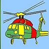 Раскраска: Вертолет (Heavy helicopter coloring)